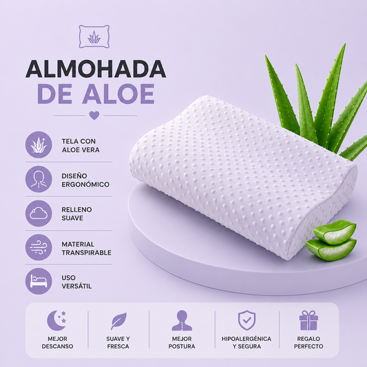 Almohada de Aloe para Mamas