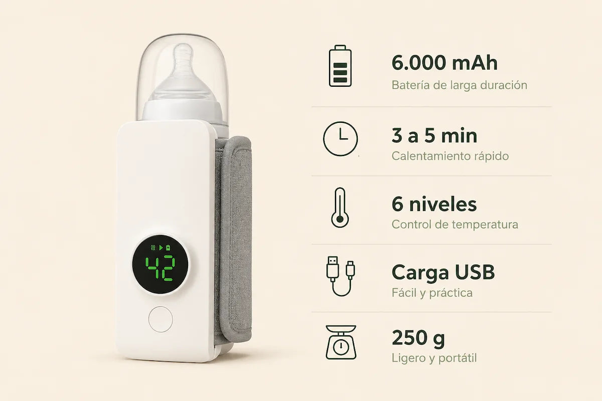 Calentador Portatil de Teteros - MilkGo